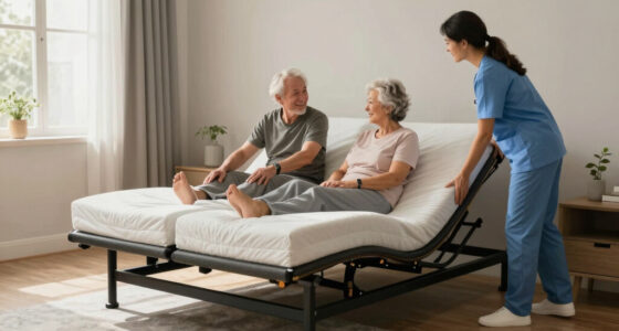12 Best Split King Adjustable Bed Bases for Caregiving Couples in 2026