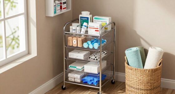 organize medical supplies efficiently