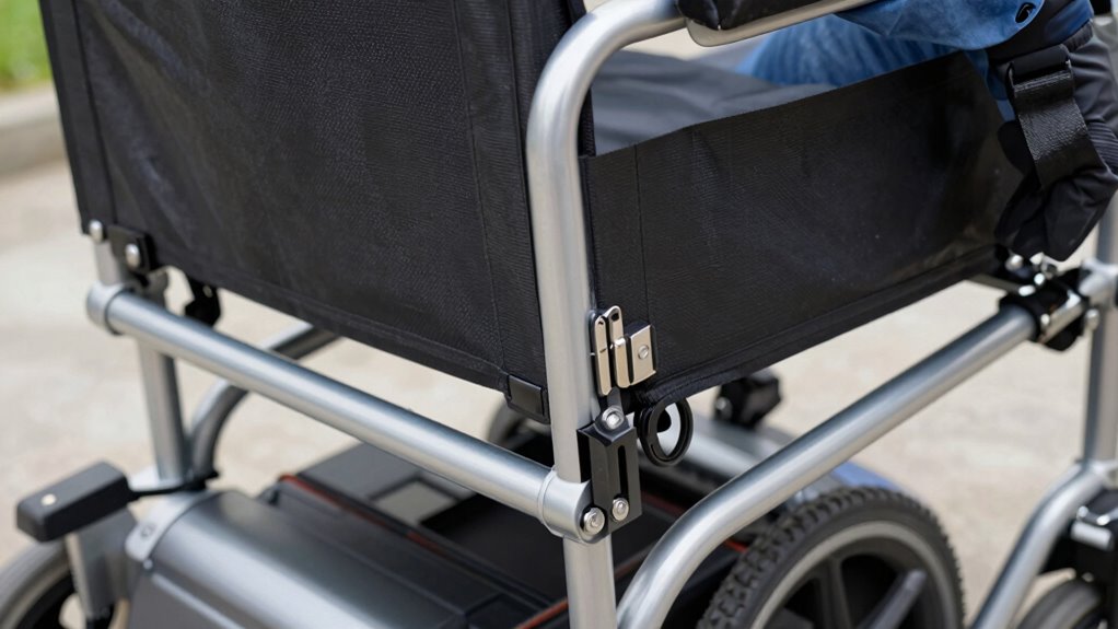 secure batteries and maintain wheelchair