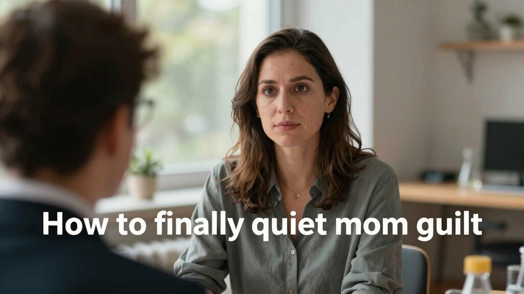 A neuroscientist explains how to finally quiet mom guilt