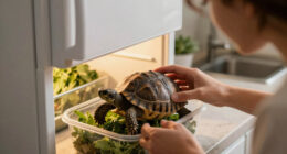 Waking up a tortoise after 5 month of hibernation in fridge
