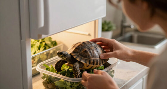 Waking up a tortoise after 5 month of hibernation in fridge