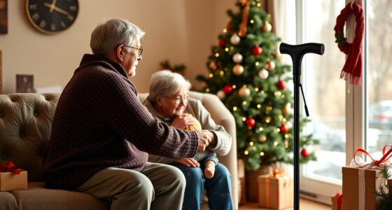 Yayayo Folding Cane with Seat and LED Light for Holiday Outings